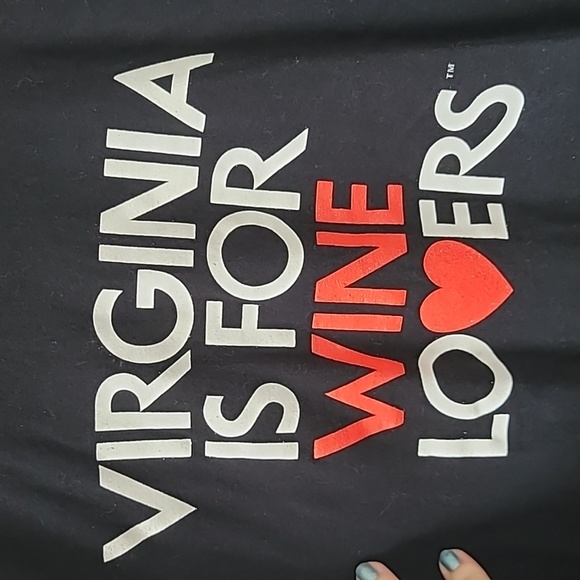 Anvil Tops - Virginia is for Wine lovers long sleeved t-shirt